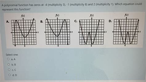 odd multiplicity|5.6: Zeros of Polynomial Functions .